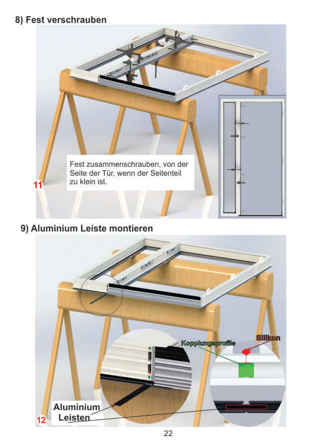 Seitenteil Montage Welthaus -3 Seitenteil Montage Welthaus -3